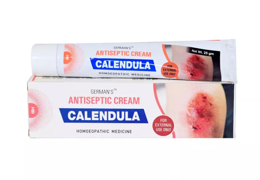 German Homeo Care & Cure Calendula Antiseptic Cream (25g)