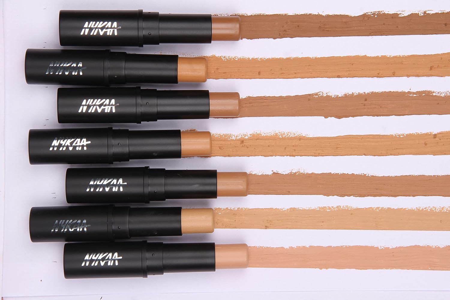 Nykaa Skin Genius Buildable Coverage Foundation Suitable for All Skin Types Stick Matte 07 Toffee Chisel
