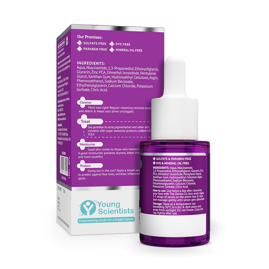 The Derma Co 10% Niacinamide Serum with 2% Zinc - 30ml