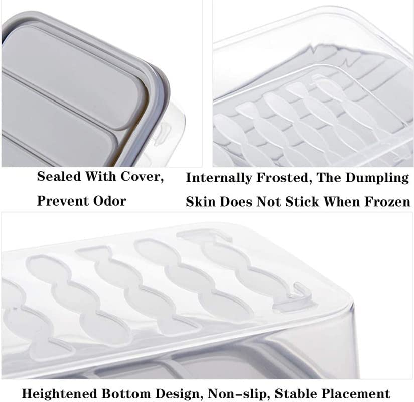 SMART SEAL Fridge Storage Container For Food,Set Of 3(1 Pcs 2500Ml,2 Pcs 1200Ml)Transparent Plastic Storage Box With Lid,Fridge Organizer Set,Freezer Container For Storing Fish,Vegetable(White)Beige