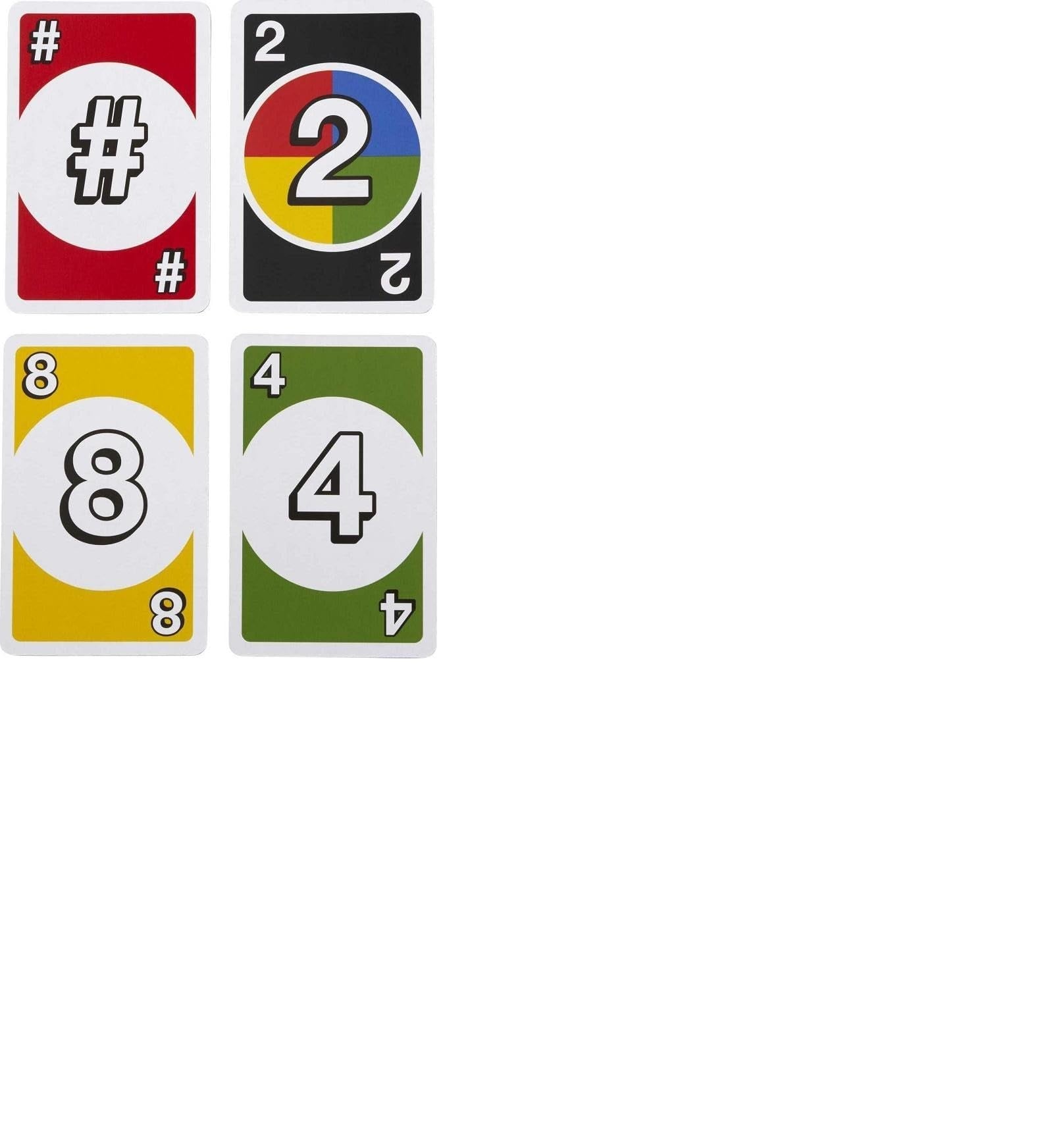 DOS Card Game for Family & Game Night from the Makers of UNO and Featuring Two Discard Piles