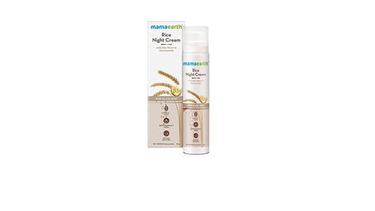 Mamaearth Rice Night Cream With Rice Water & Niacinamide - 50 gm