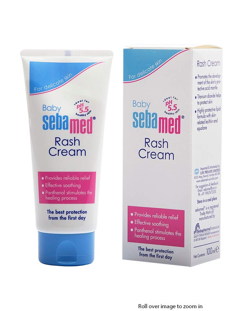 Sebamed Baby Cream Extra Soft 50ml & Baby Rash Cream 100ml Combo