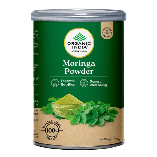 Organic India Moringa Powder | Manages Weakness, Fatigue & Inflammation 100g