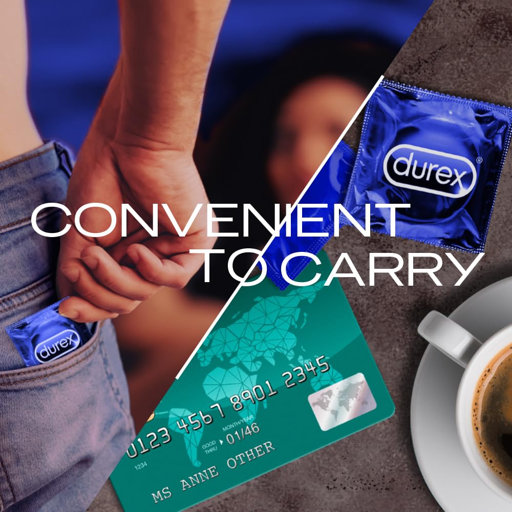 Durex Extra Thin Wild Strawberry Flavoured Condoms For Men - 10s