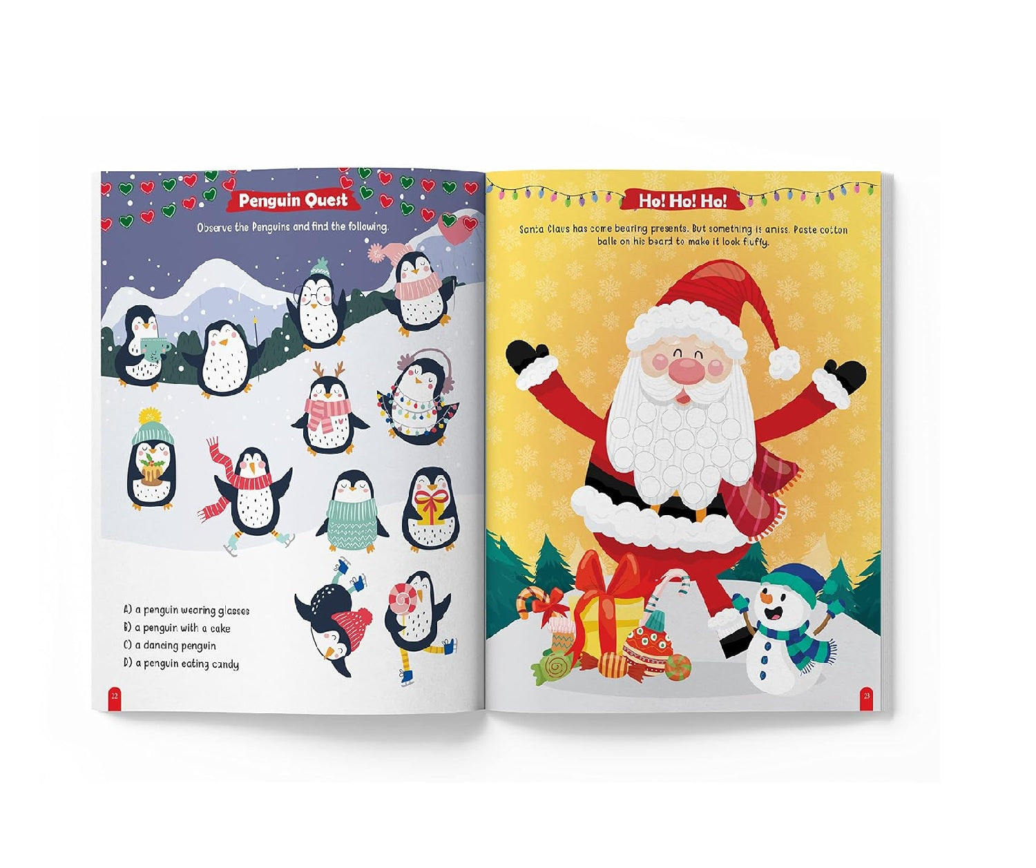 Christmas Activity Book for Children – Festive Fun Puzzles, Coloring, Mazes & More | Paperback