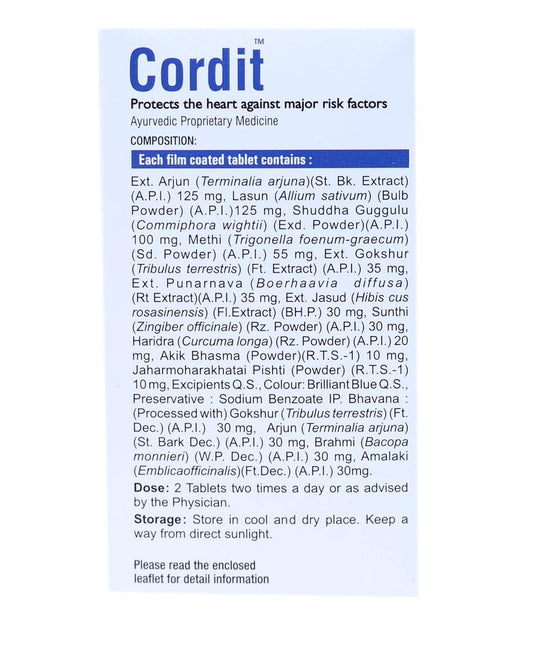 Cordit Virgo 100 Tablets