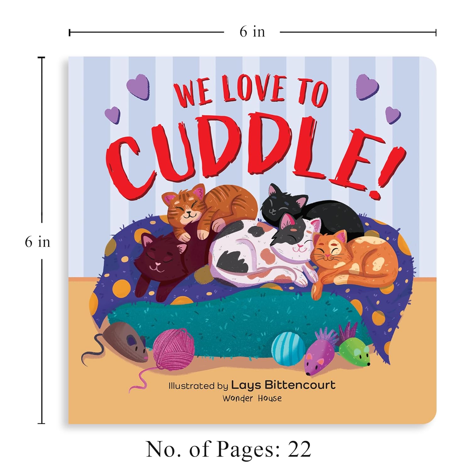 We Love to Cuddle – A Heartwarming Illustrated Board Book for Kids | Board Book