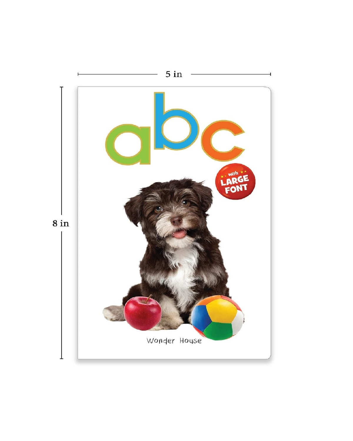 Early Learning Library Pack 1 – Box Set of 5 Books: Big Board Books Series with Large Font for Kids | Includes ABC, Numbers, Shapes, Colours & Transport |  Bored Book