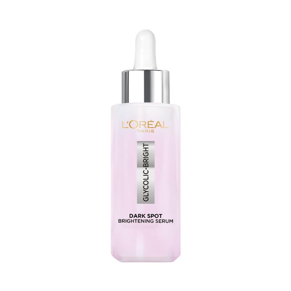 LOreal Paris Glycolic Bright 8% [Melasyl + Niacinamide] Face Serum For Brightening Dark Spots - 15 ml