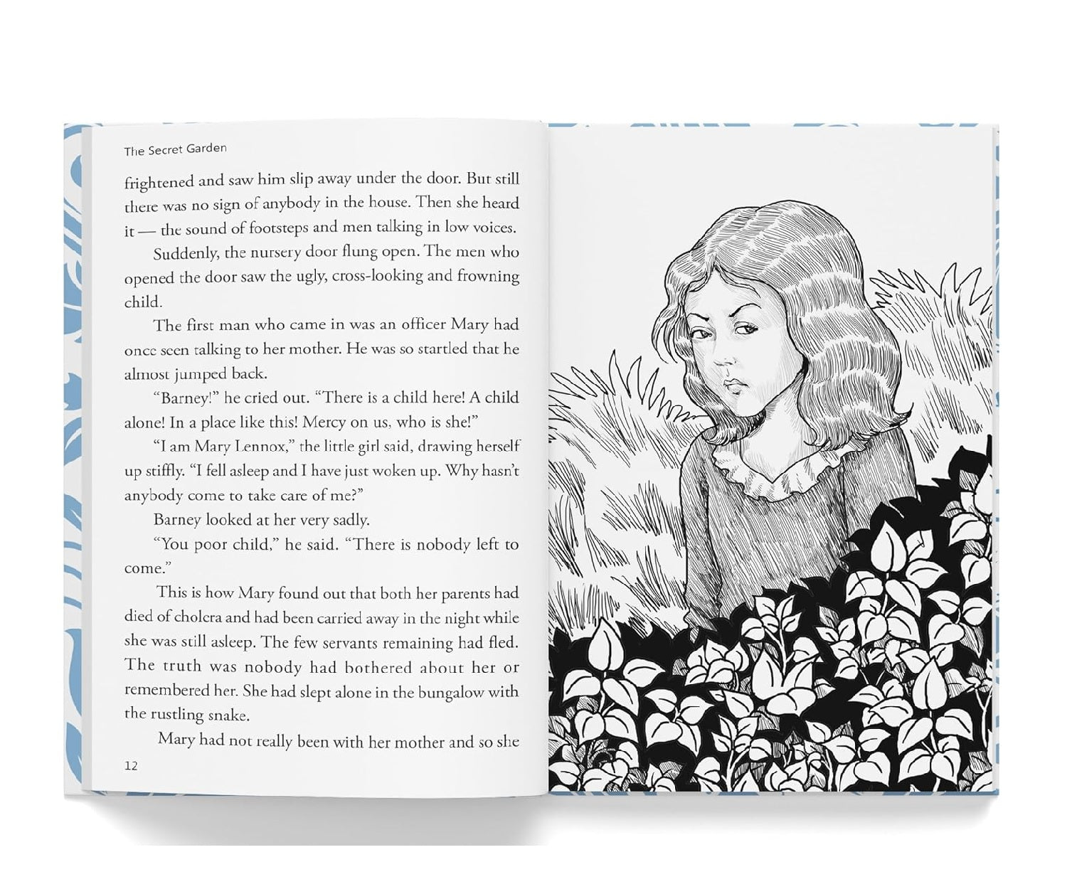 The Secret Garden : Illustrated Abridged Children Classic English Novel with Review Questions (Hardback) Book