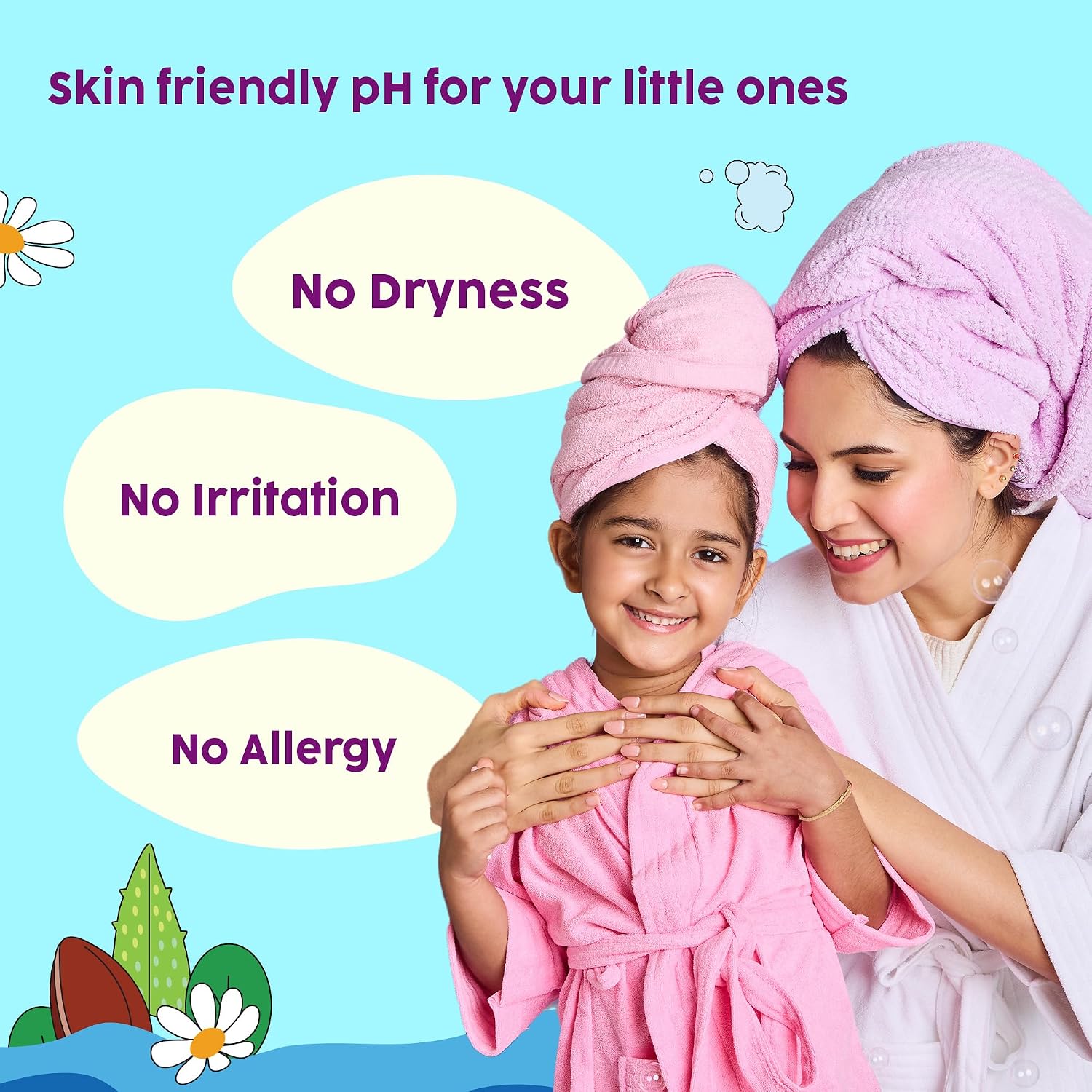 PLIX THE PLANT FIX Kids™ Cloud Soft Body Lotion, Happy Skin Moisturizing Bathing Bar & Happy Hair Gentle Shampoo | Gentle Cleansing, Deep Hydration & Nourishment | Pediatrician Approved | For Kids 2-6 Years