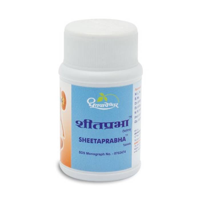 Dhootapapeshwar Sheetaprabha Tablet 60 tablet for kidney functions, overall health