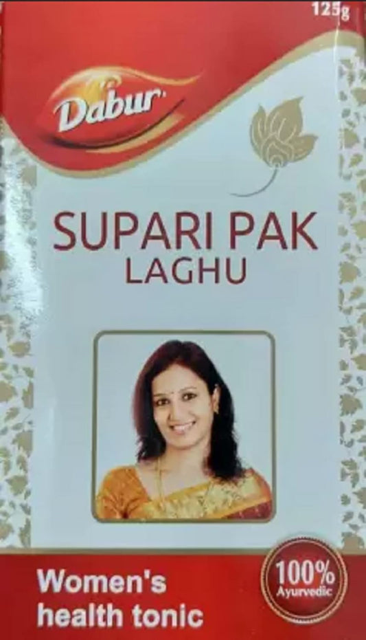 Dabur Ayurvedic Supari Pak (Laghu) (125g) female health strengthens immunity Relieves weakness, headache and backache