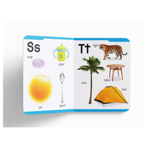 My First Padded Book of Alphabet: Early Learning Board Book for Kids | Durable Padded Board Book  | Hardcover