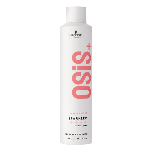 Schwarzkopf Professional OSiS+ Sparkler Shine Spray | Instant Shine & Lightweight Conditioning Spray for Men & Women | Anti-Frizz & Smooth Finish for All Hair Types - 300 ML