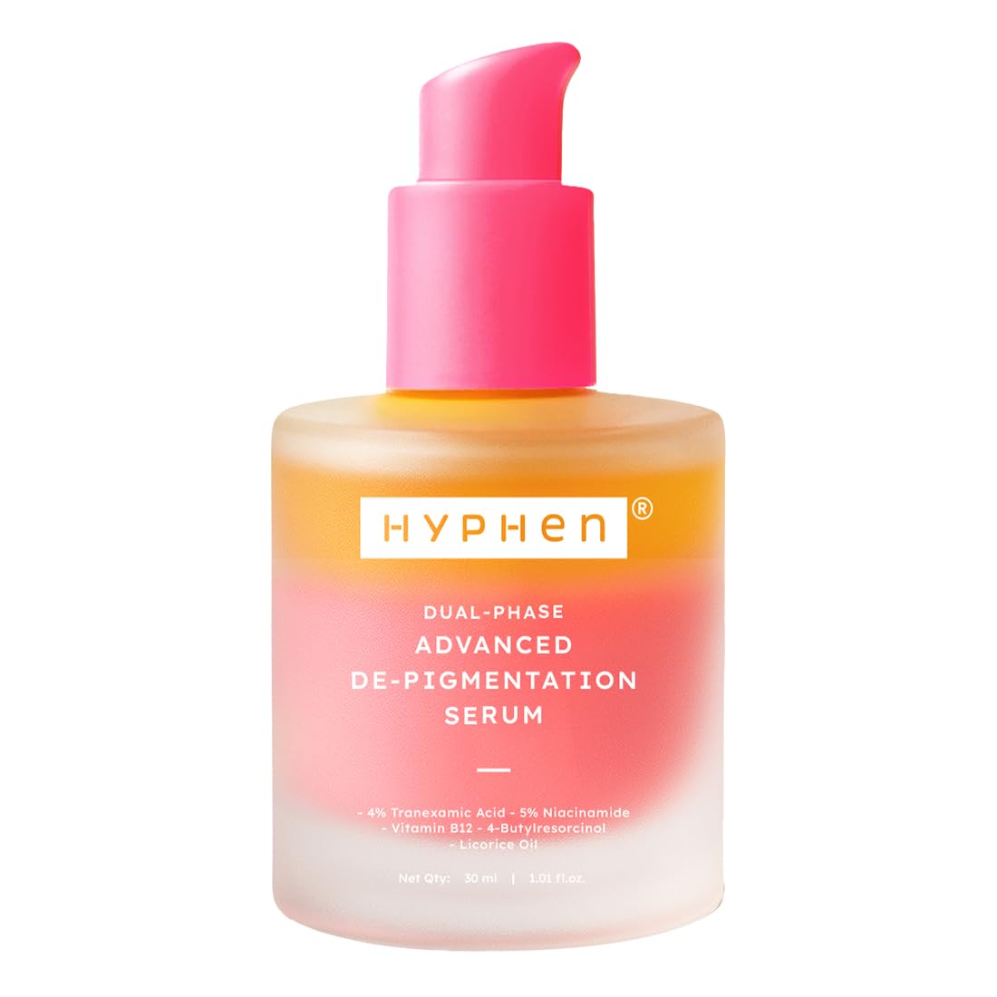 Hyphen Biphasic Advanced De-Pigmentation Serum, Correct & Prevent Pigmentation In-Vivo Tested (30ml)