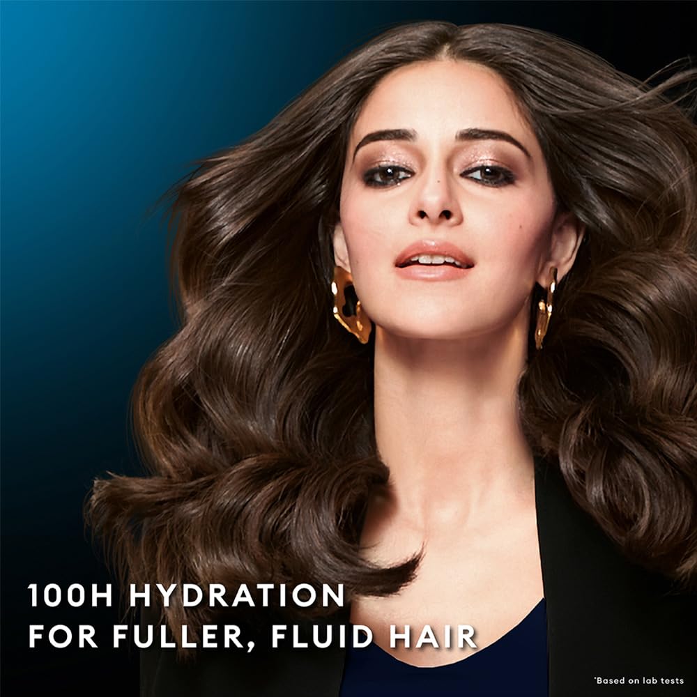 TRESemme Hydra Matrix Hydrating Shampoo 185ml with Polyglutamic Acid for 100H of Fluid Hair | Paraben Free Shampoo for Dry Hair & Scalp | Hard Water Detox