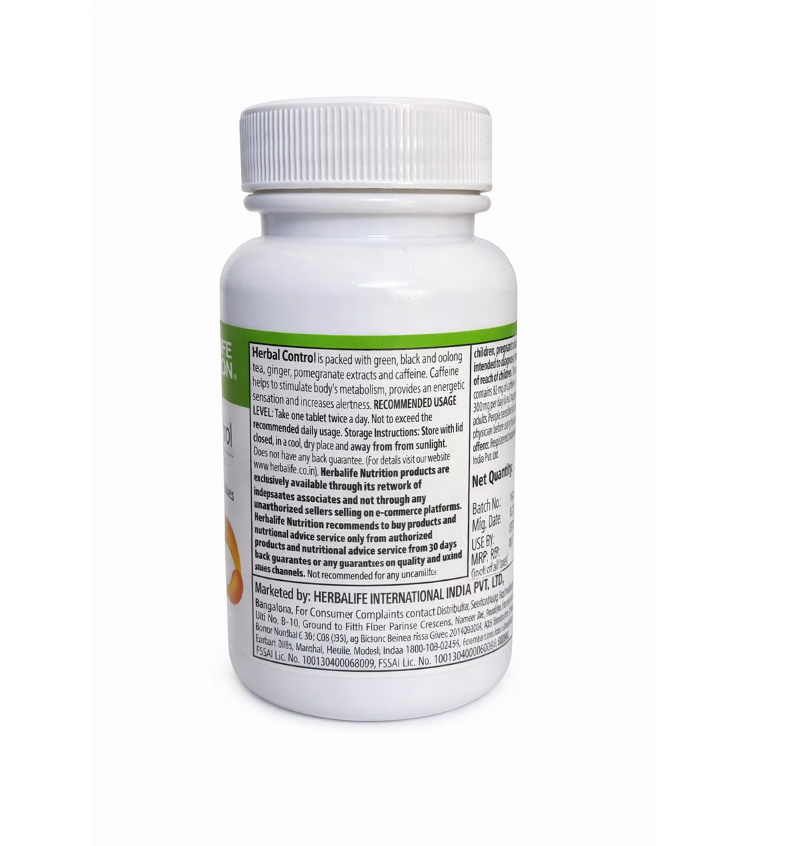 Herbalife Herbal Control Tablets - 90 tabs
