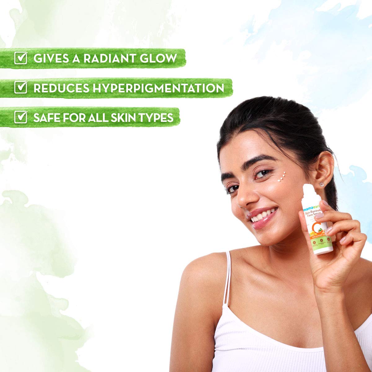 Mamaearth Skin Illuminate Face Serum for Radiant Skin with Vitamin C and Turmeric - 30 g | Highly Potent Vitamin C | Gives A Radiant Glow