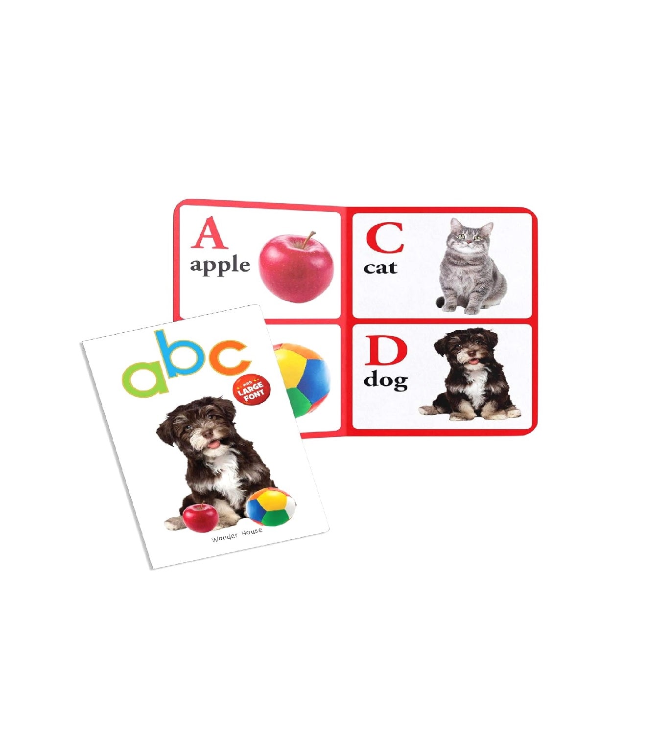 Early Learning Library Pack 1 – Box Set of 5 Books: Big Board Books Series with Large Font for Kids | Includes ABC, Numbers, Shapes, Colours & Transport |  Bored Book