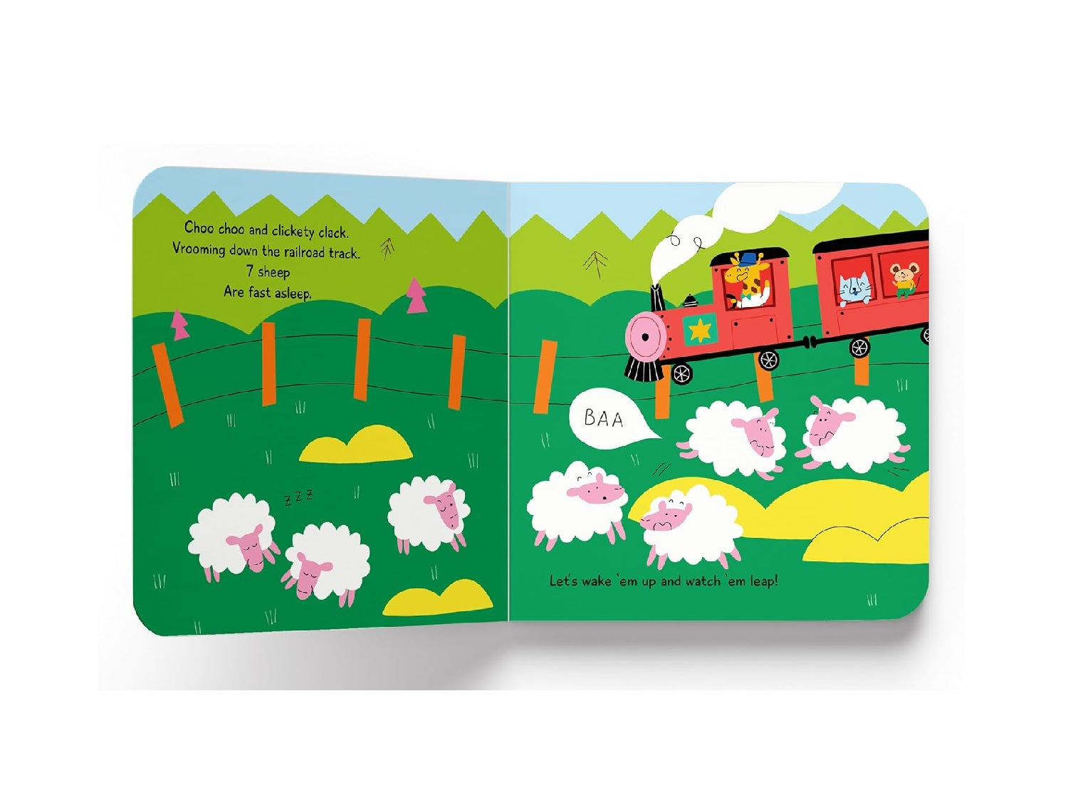 Counting Train Track – Choo Choo and Clickety Clack: A Fun Rhyming Board Book to Learn Numbers 1–10 with Trains, Tracks & Counting Fun | Board Book