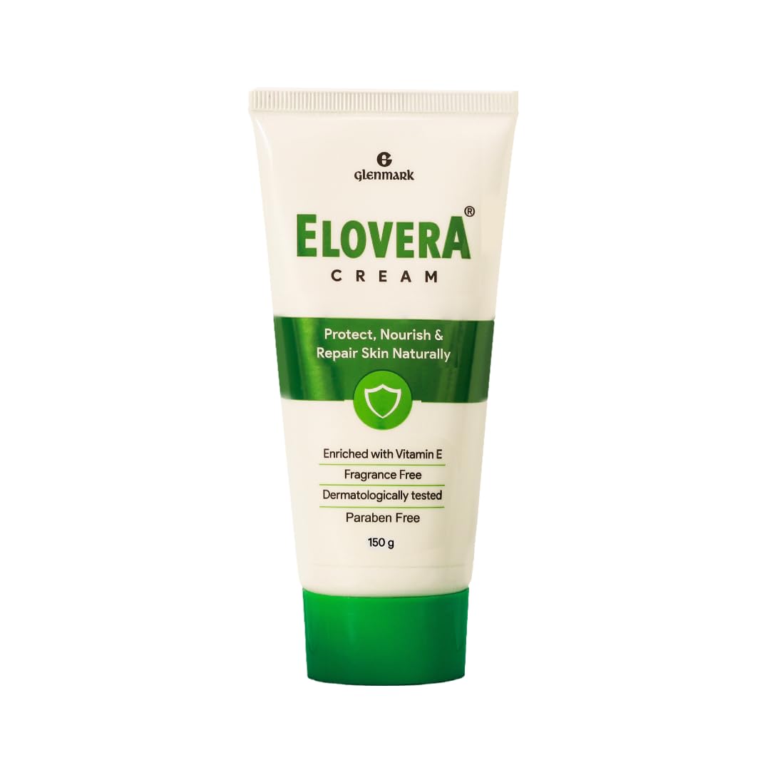 Glenmark Elovera Moisturising Cream For Dry Skin - 150 gm