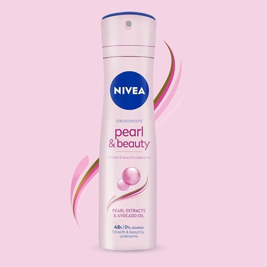 NIVEA Deodorant, Pearl & Beauty, Women, 150ml