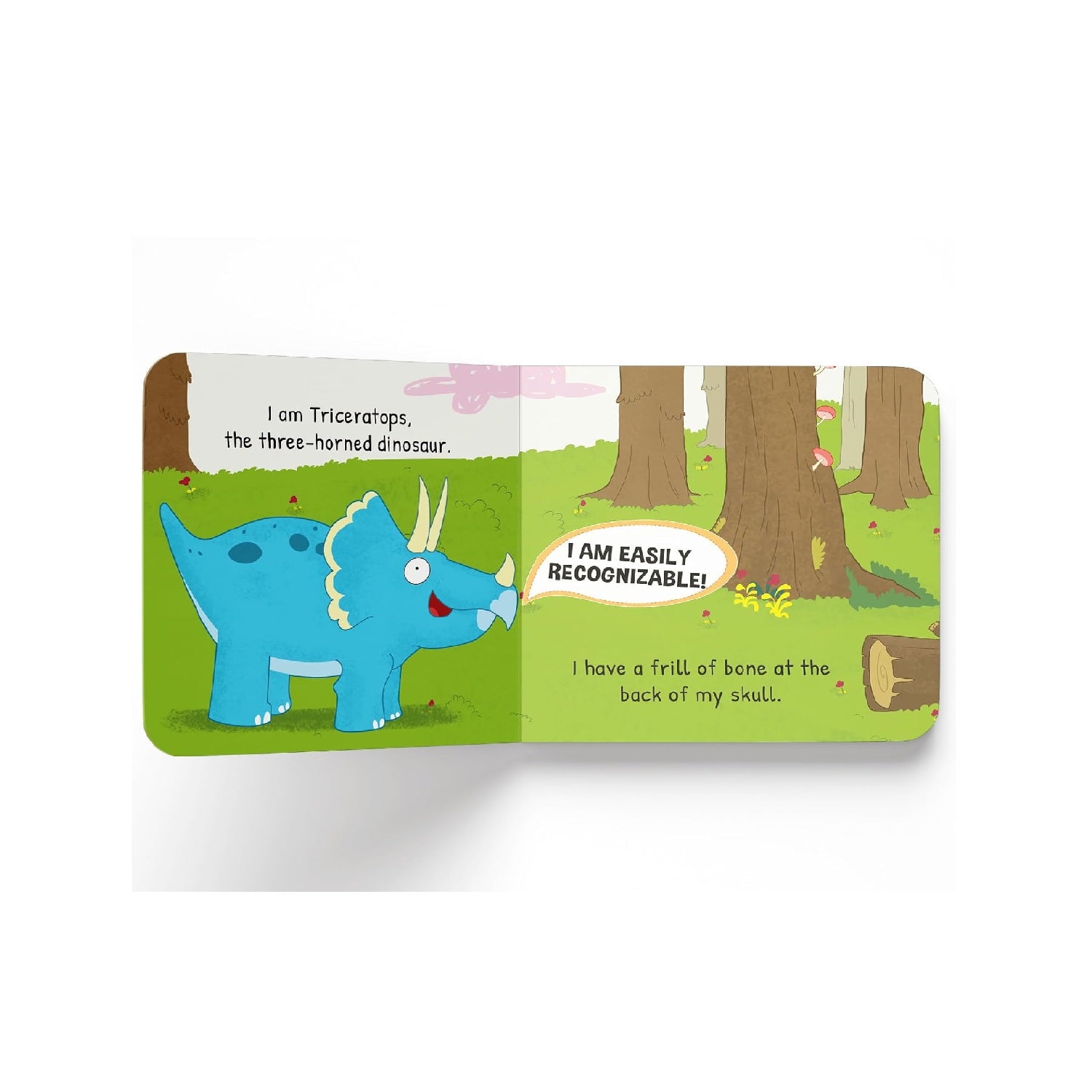 Triceratops – My First Dino Board Book: Illustrated Dinosaur Picture Book for Kids |  Board Book