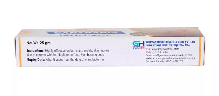 German Homeo Care & Cure Cantharis Anti Burn Cream (25g)