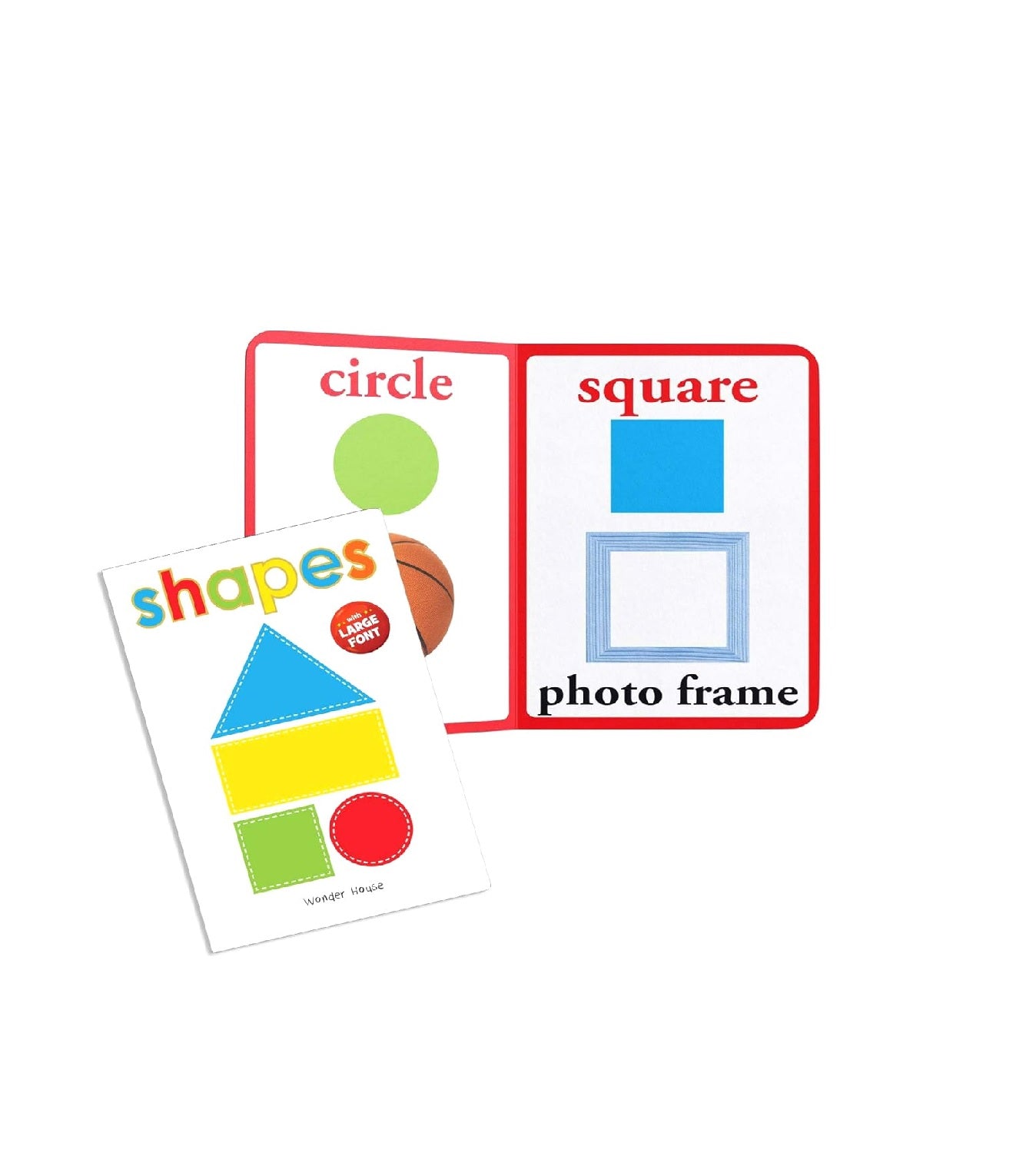 Early Learning Library Pack 1 – Box Set of 5 Books: Big Board Books Series with Large Font for Kids | Includes ABC, Numbers, Shapes, Colours & Transport |  Bored Book