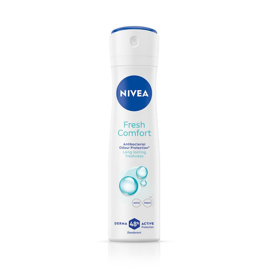 NIVEA Fresh Comfort Deodorant, 150ml | 48 H Smooth & Beautiful Underarms