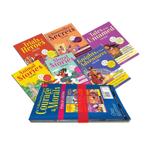 A Collection of Stories about Courage and Morals (Pack of 6 books)