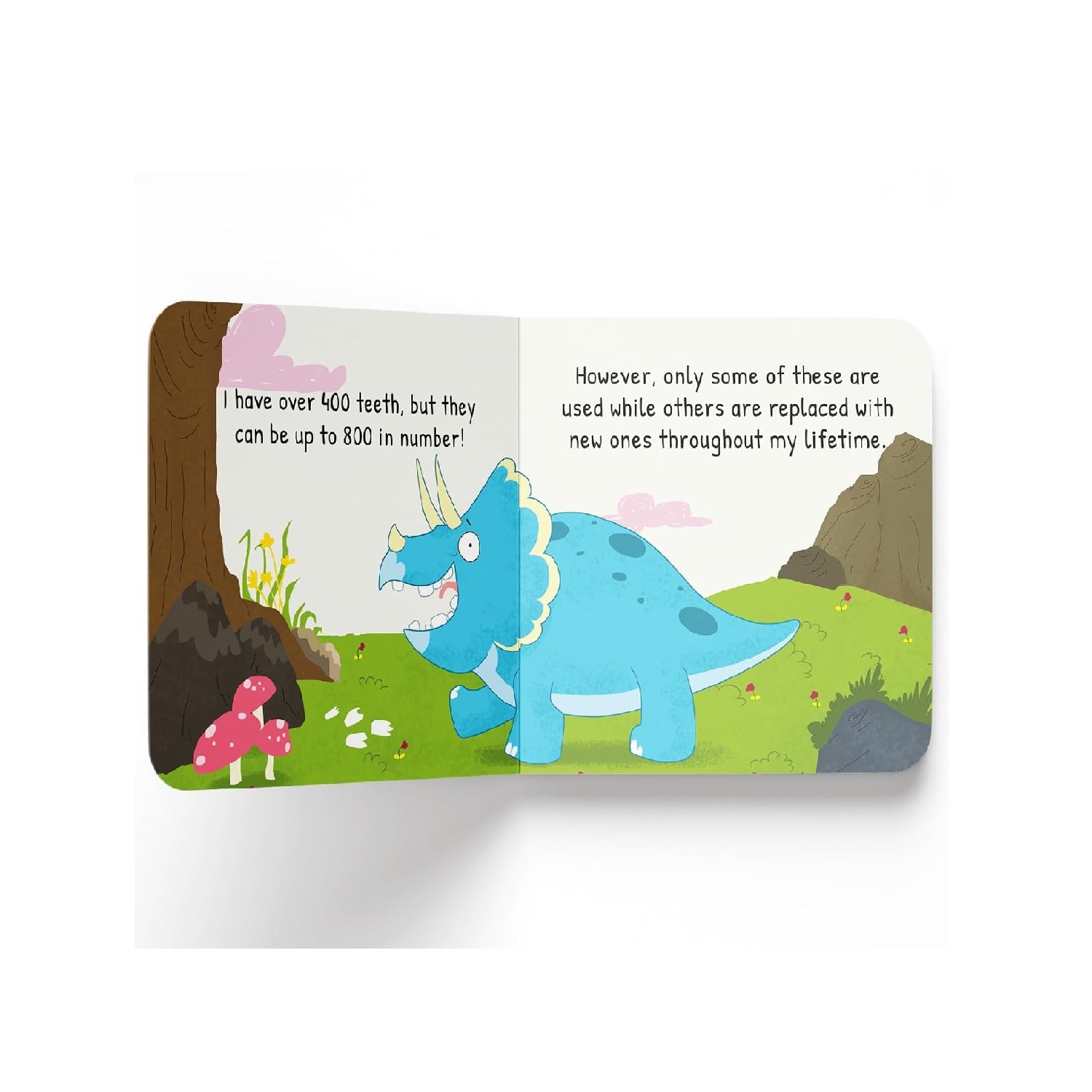 Triceratops – My First Dino Board Book: Illustrated Dinosaur Picture Book for Kids |  Board Book