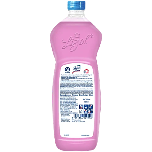 Lizol Shakti Disinfectant Floor Cleaner - Rose Fresh, 450 ml