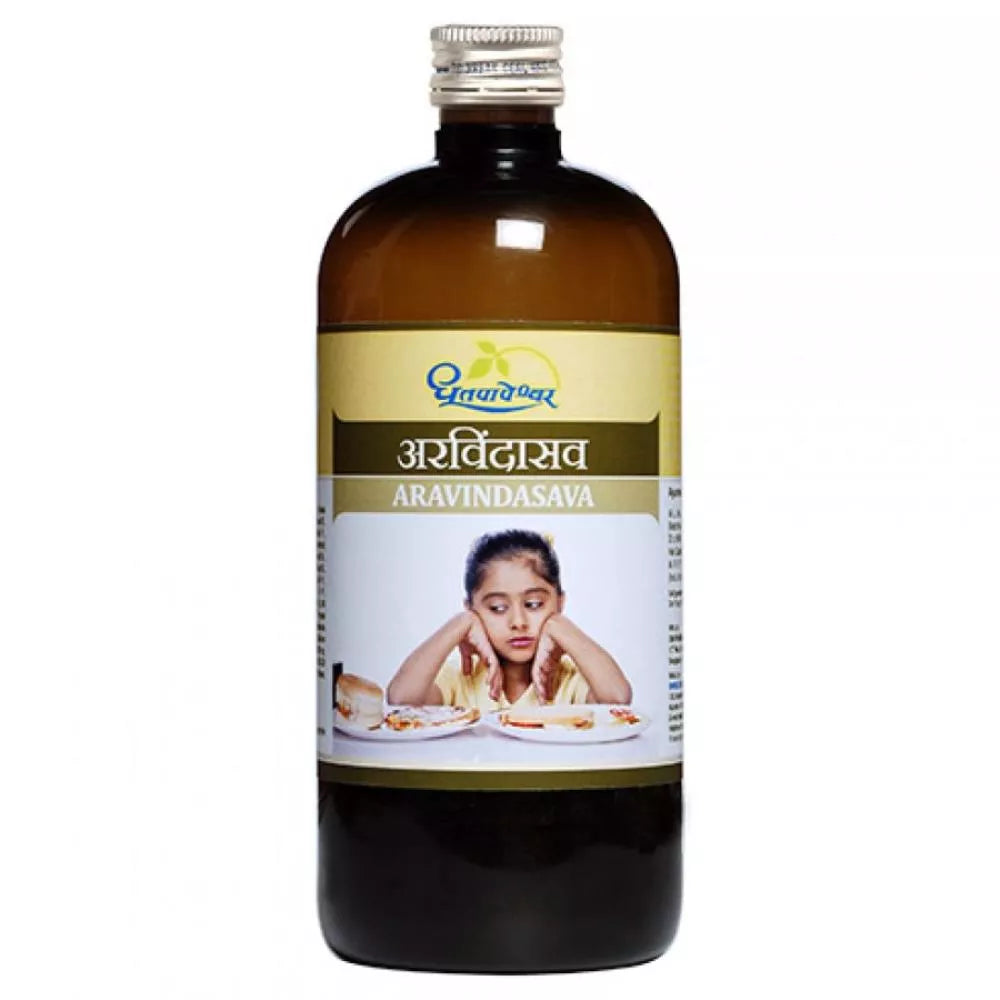 Dhootapapeshwar Aravindasava 200 ml for fever, loss of appetite, weakness