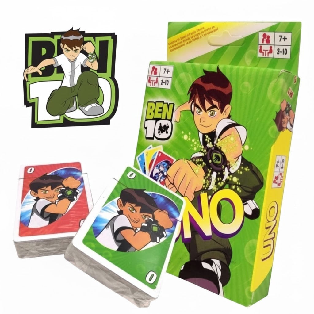 Ben 10 UNO Card Game | Cartoon Themed Family Game | Fun Party for Kids