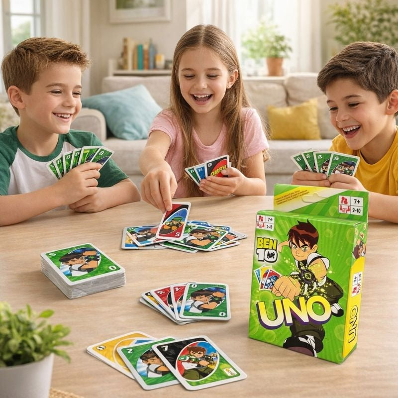 Ben 10 UNO Card Game | Cartoon Themed Family Game | Fun Party for Kids