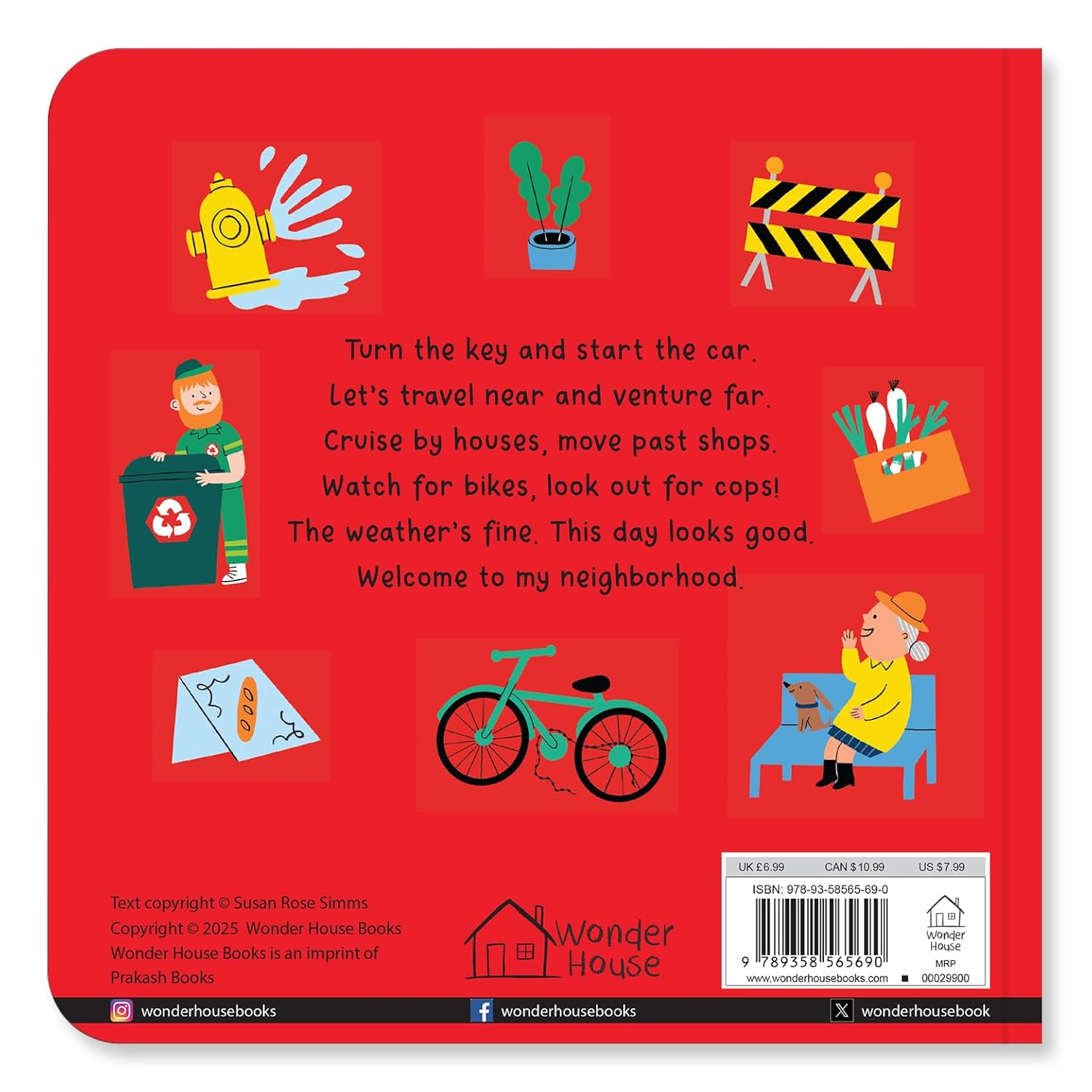 In My Car: Up, Down and All Around the Town – Interactive Board Book for Kids |  Board Book