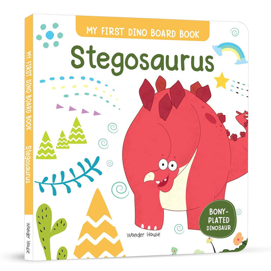 Stegosaurus – My First Dino Board Book: Illustrated Dinosaur Picture Book for Kids  | Board Book