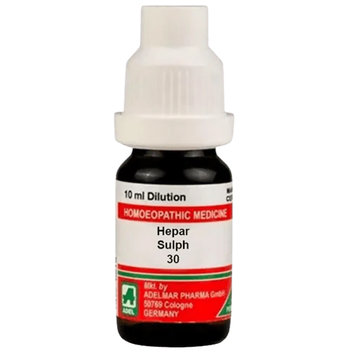 Adel Homeopathy Hepar Sulph Dilution - 10 ml - 30 CH