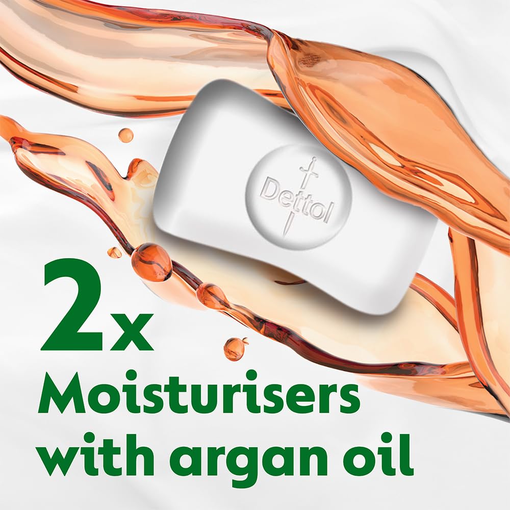Dettol Skincare Moisturizing Beauty Bathing Soap Bar with Argan Oil (750gm)