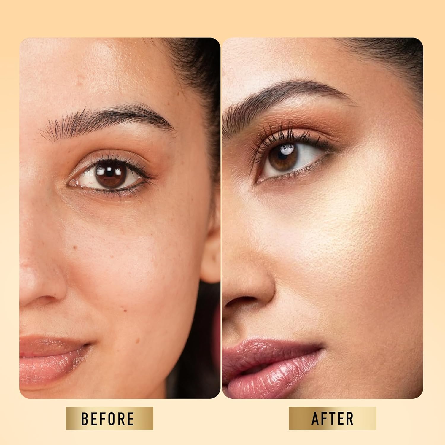 RENEE Yours Truly Strobe Cream for Face | 3 in 1 Highlighter Primer Moisturiser | Glow Cream, Lightweight, Non Sticky | Hydrating Dewy Skin Finish With Peptides | For All Skin Types | Gold - 30g