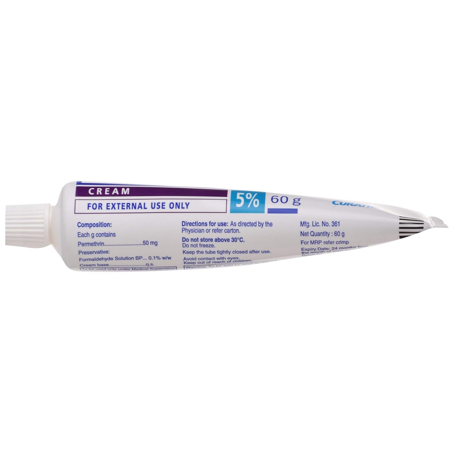 Permite 5% - Tube of 60gm Cream