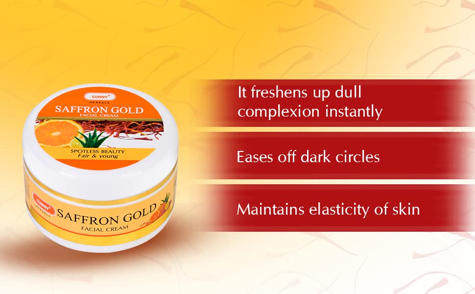 Bakson Sunny Saffron Gold Facial Cream (100g)