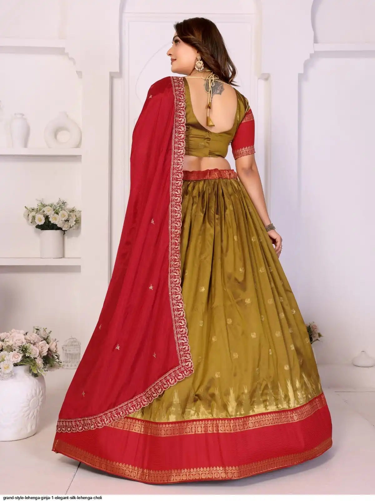 GRAND STYLE LEHENGA GIRIJA 1 ELEGANT SILK LEHENGA CHOLI