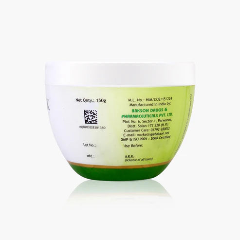 Bakson’s Sunny Apple Pack with Aloe Vera Almond Oil, Green Apple 150gm for scars pimples dark spots