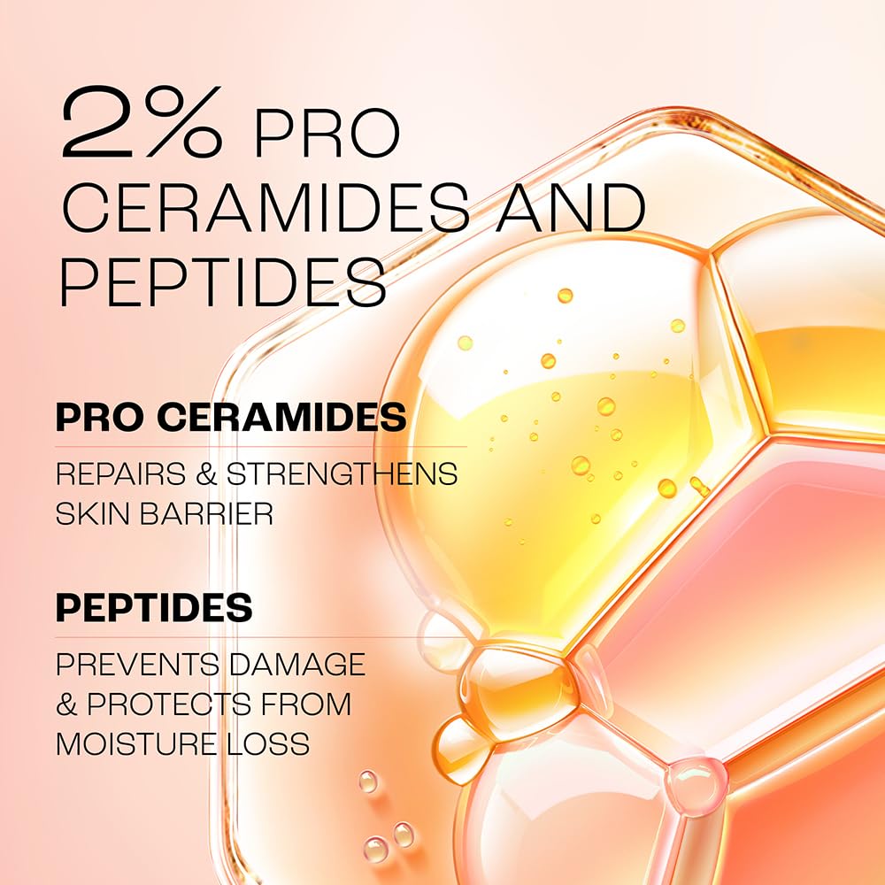 Lakmé Peach Milk Creme Moisturizer with 2% Pro-Ceramide & Peptides | Repairs Damaged Skin Barrier & Gives Intense Hydration | For Dry, Normal & Sensitive 300g