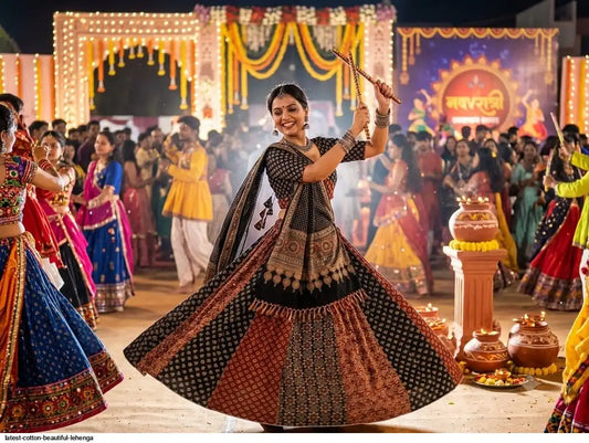 LATEST COTTON BEAUTIFUL LEHENGA