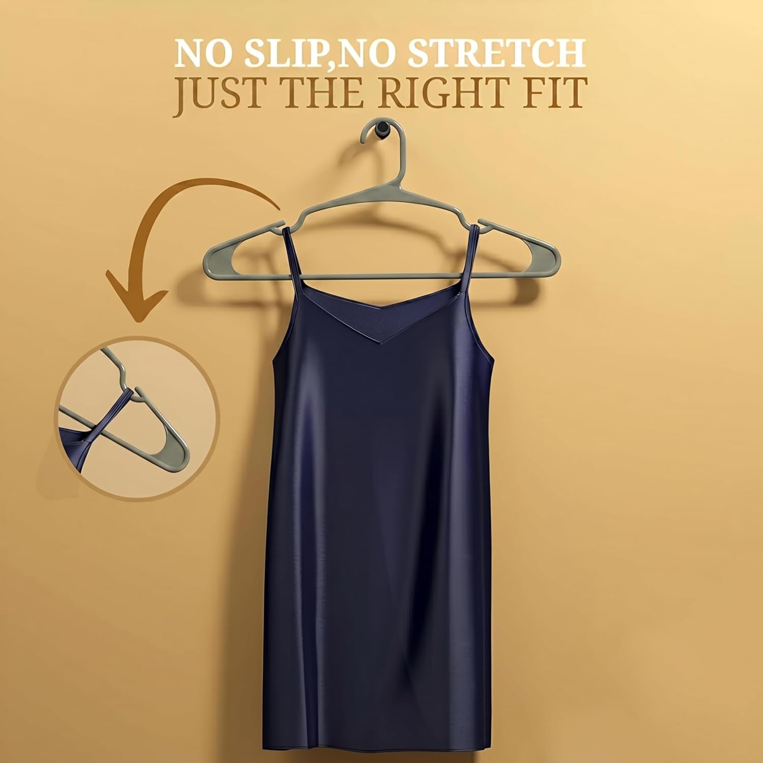 Hang Studio 16 Plastic Hangers for Clothes Hanging for Wardrobe - Cloth Hanger for Wall - Multipurpose Balcony Plastic Hanging Set for Shirts, Dress, Coats, Underwear, Pants, Suits (Green)